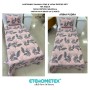 ETEHOMETEX Pamuklu Kapitoneli Yatak Örtüsü Seti TEK KİŞİLİK ARİNA PUDRA 8696474232107